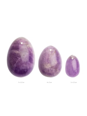 Κολπικά Αυγά Set La Gemmes Yoni Vaginal Eggs (S-M-L) - Pure Amethyst
