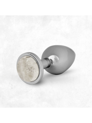 La Gemmes Clear Quartz Butt Plug - Πρωκτική Σφήνα με Πολύτιμο Λίθο - Ενεργειακές Θεραπευτικές Ιδιότητες