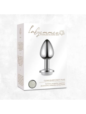 La Gemmes Clear Quartz Butt Plug - Πρωκτική Σφήνα με Πολύτιμο Λίθο