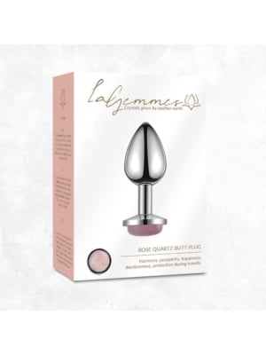 La Gemmes Rose Quartz Butt Plug - Πρωκτική Σφήνα με Πολύτιμο Λίθο