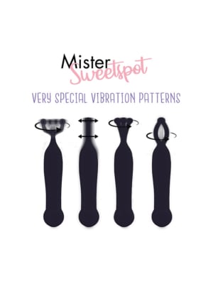 Δονητής κλειτορίδας μαύρος Feelztoys Mister Sweetspot