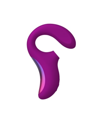 Lelo Enigma Dual Stimulation Sonic Massager Deep Rose