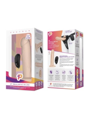 Pegasus - 8 Realistic Silicone Dildo With Harness Included