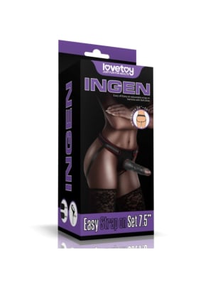 Easy Strapon Set 7.5'' Black 2