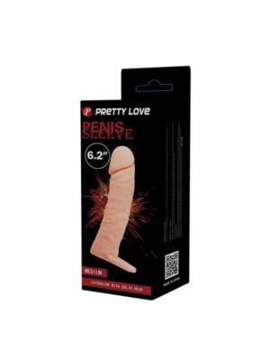 Προέκταση Πέους Penis Sleeve Medium 16 cm (Flesh) - Pretty Love