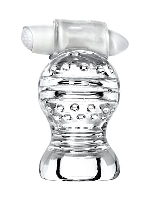 Ανδρικό Αυνανιστήρι Lingam Shakti Vibrating Men's Masturbator 9 cm (Διάφανο) - ToyFa