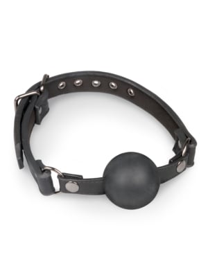 Μαύρο Σιλικόνης Ball Gag Easytoys