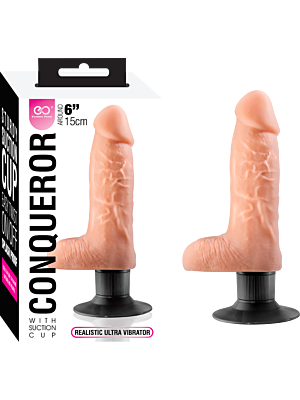 Conqueror 6" Tpr Multi-speed Vibrator