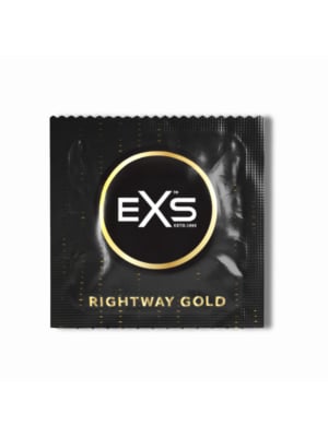 EXS Rightway Gold Condoms 1pcs