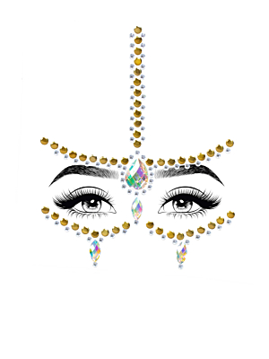 Αυτοκόλλητο Προσώπου Eden Face Jewel