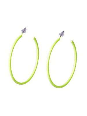 Neon Yellow Earring