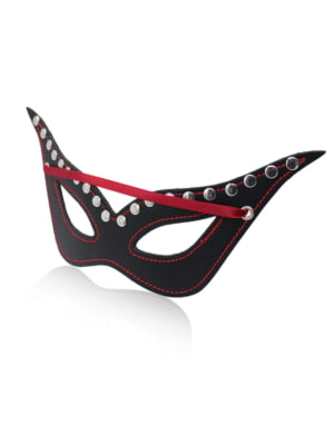Fantasy Pleasure Mask Black Red
