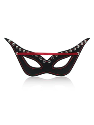 Fantasy Pleasure Mask Black Red