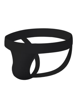 Mens Jockstrap Cotton Underwear Black