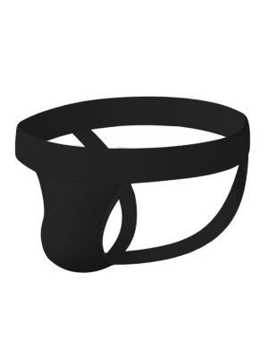 Mens Jockstrap Cotton Underwear Black-L