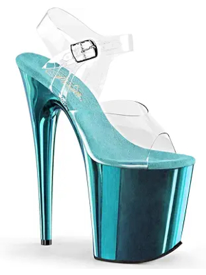 Pleaser Women's FLAM808/C/TECH Platform Sandal-38