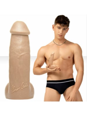 Γνήσιο Ομοίωμα Πέους Reno Gold Dildo 19 cm - Fleshjack Boys
