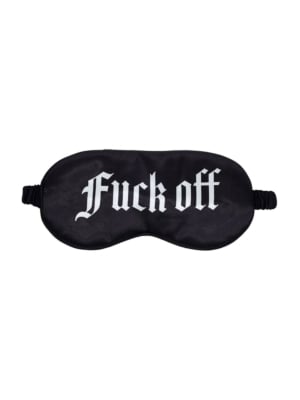 Fuck Off - Printed Satin Mask