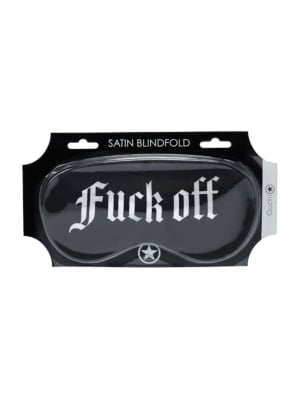 Fuck Off - Printed Satin Mask