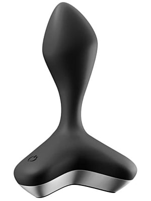 Satisfyer Game Changer Πρωκτική Σφήνα με Δόνηση σε Μαύρο χρώμα