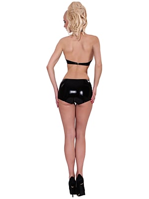 Καυτό σορτσάκι Guilty Pleasure GP Datex Short With Open Crotch Black