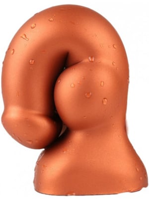Μη Ρεαλιστικό Ομοίωμα Πέους Σιλικόνης Wof Dildo 13 x 4.5 cm - Orange