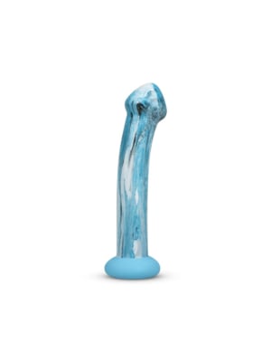 Γυάλινο Ομοίωμα Πέους Ocean Ripple Glass Dildo - Gildo - Βάση ΣΙλικόνης