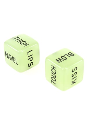 Glow in Dark Love Dice