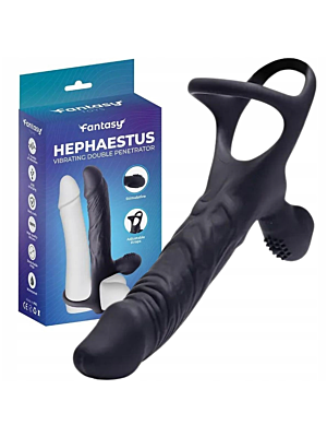 Fantasy Hephaestus Δονητικό Dildo για Διπλή Διείσδυση