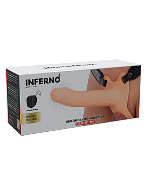 Hidden Desire - Inferno Vibrating Penis Sleeve Strap-on 18 Cm