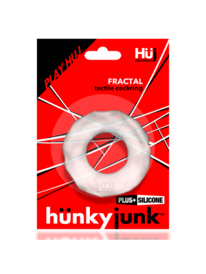 Fractal - Tactile Cockring - Clear