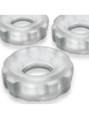 Super Huj C-Ring 3-pack Clear Ice
