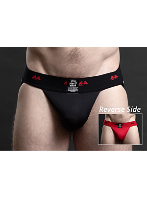 Mayer Marketing Original Jocks Classic Reversible JockStrap Black/Red