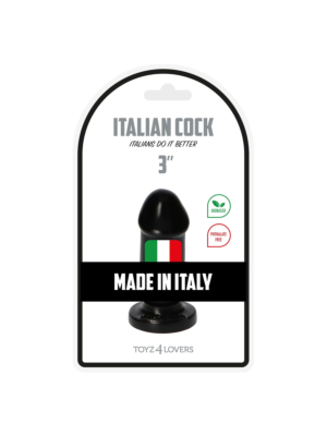 Italian Cock 3'' Black 9cm