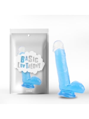Sensual Thrill Realistic Dildo 17.7 cm Blue