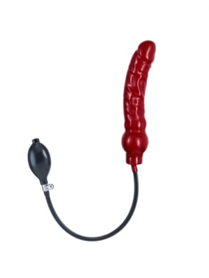 Inflatable Dildo XL Latex Red 23cm