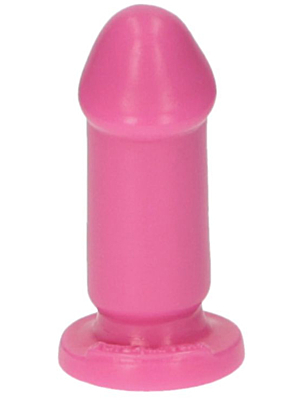 Πρωκτική Σφήνα Italian Cock με Βάση Βεντούζας 8 cm (Ροζ) - Toyz4Lovers