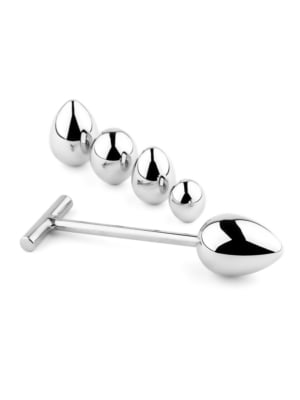 Jewellery - Metal Anal Plug - NO. 3