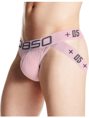 Cotton Jockstrap Mens Underwear Pink -L