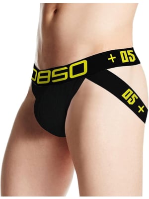 Cotton Jockstrap Mens Underwear Black