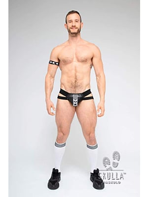 Maskulo - Skulla. Jockstrap White