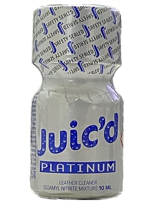 Leather Cleaner Poppers Juic’d Platinum 10ml amyl