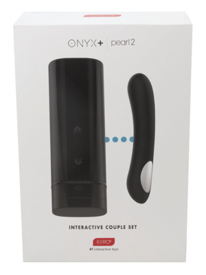 Kiiroo - Onyx+ & Pearl2 Couple Set Black