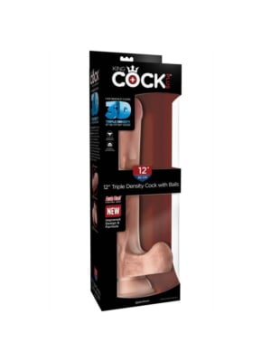 King Cock Plus 12" Triple Density Cock with Balls