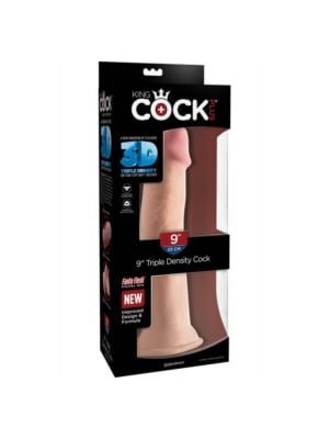 King Cock Triple Density 23cm Cock - Flesh