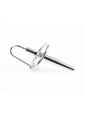 Hollow Penisplug with Glansring - 28 mm