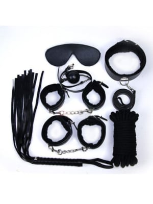 Bdsm Set Bondage Kit Black
