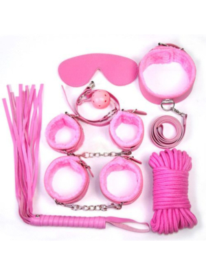 Bdsm Set Bondage Kit Pink