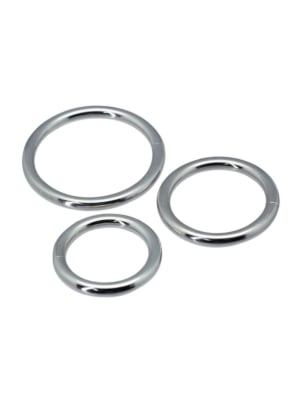 Μεταλλικά Δαχτυλίδια Timeless Metal Cock Rings Set (3 pcs) - Toyz4Lovers