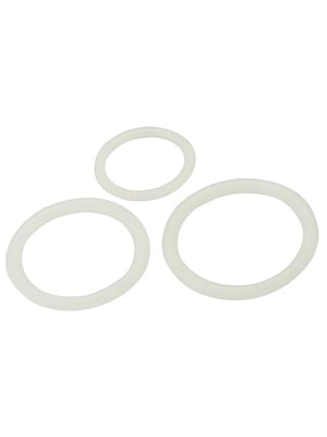Δαχτυλίδια Πέους Σιλικόνης Timeless Cock Rings (3 pcs, Λευκά) - Toyz4Lovers